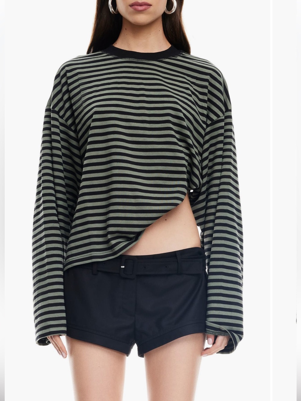 Lioness Bloom Stripe Top in Forest, XS - Picture 3 of 3